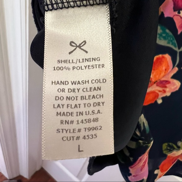 Strappy floral racer back tank - Picture 6 of 6